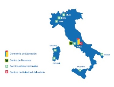 Mapa accion Italia