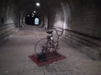 bicicleta en bunker